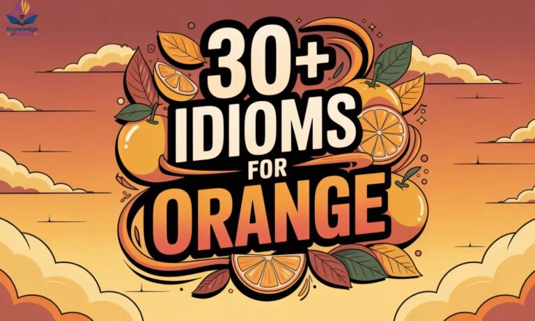 Idioms for Orange
