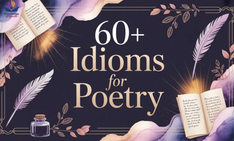 Idioms for Poetry