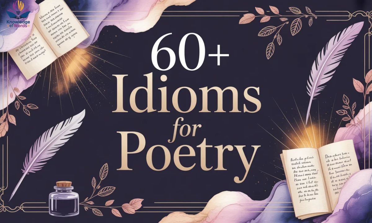 Idioms for Poetry