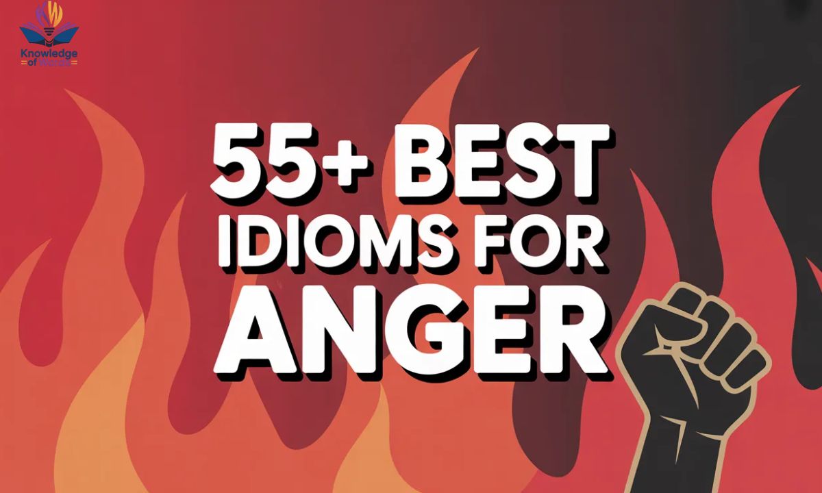 Idioms for Anger