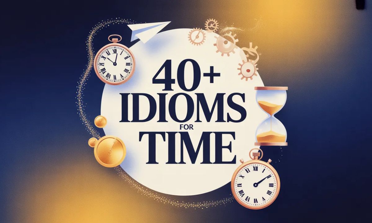 40+ Idioms for Time