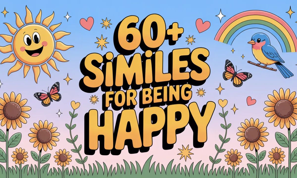 Similes for Being Happy
