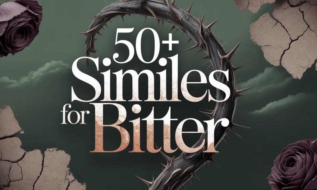 Similes for Bitter