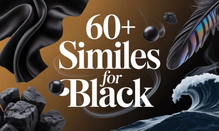60+ Similes for Black
