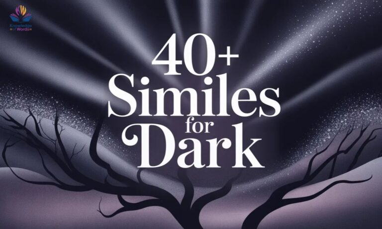 Similes for Dark