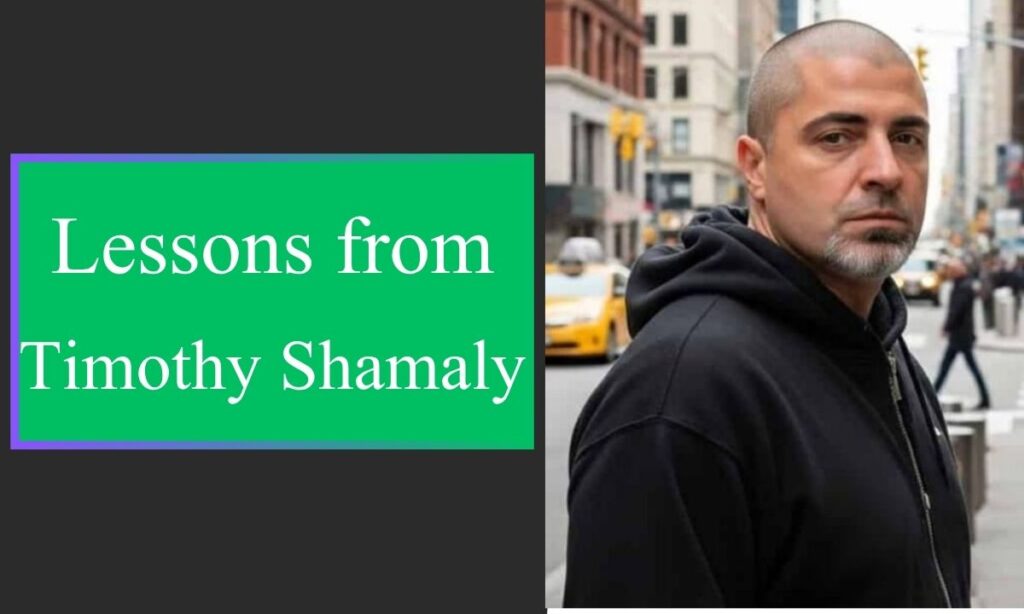 Lessons from Timothy Shamaly's Journey
